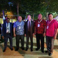 Left to Right: PNG.., Ambassador of Micronesia, US Ambassador, Ambassador of Tonga, Ambassador of Samoa